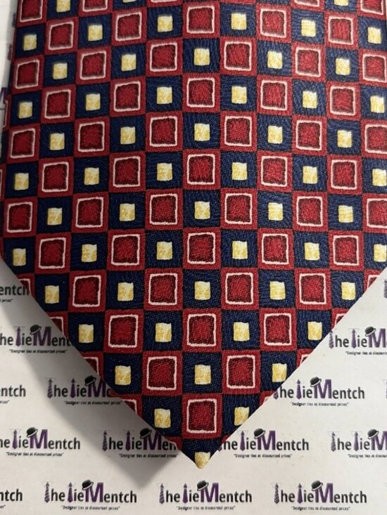 Tie Rack Other - TIE RACK Red & Navy Checkered Tie 3.875”